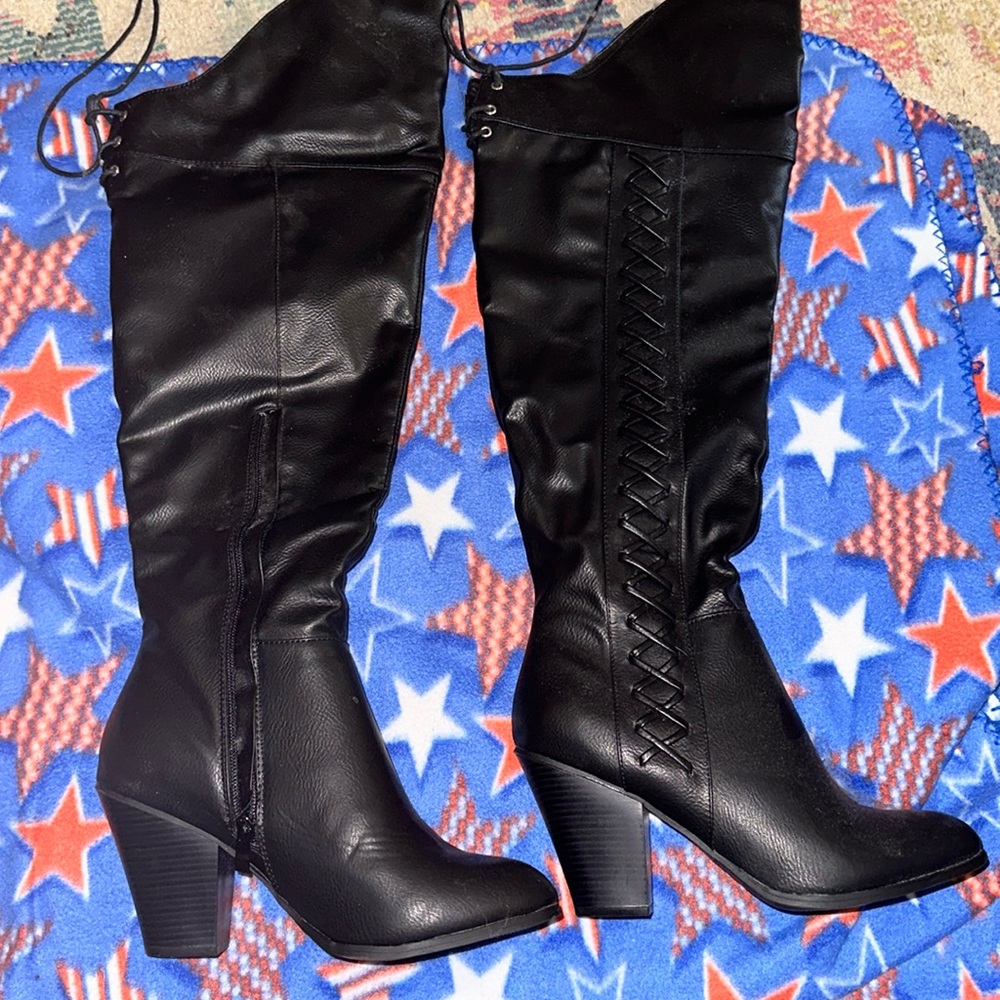 Black boots
